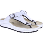 Berkemann | Mila | Perlweiß Leder | Leisten: Caldera | 01351-120 | Zehentrenner | Damen