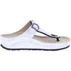 Berkemann | Mila | Perlweiß Leder | Leisten: Caldera | 01351-120 | Zehentrenner | Damen