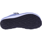Berkemann | Mila | Azurblau Nubuk | Leisten: Caldera | 01351-394 | Zehentrenner | Damen