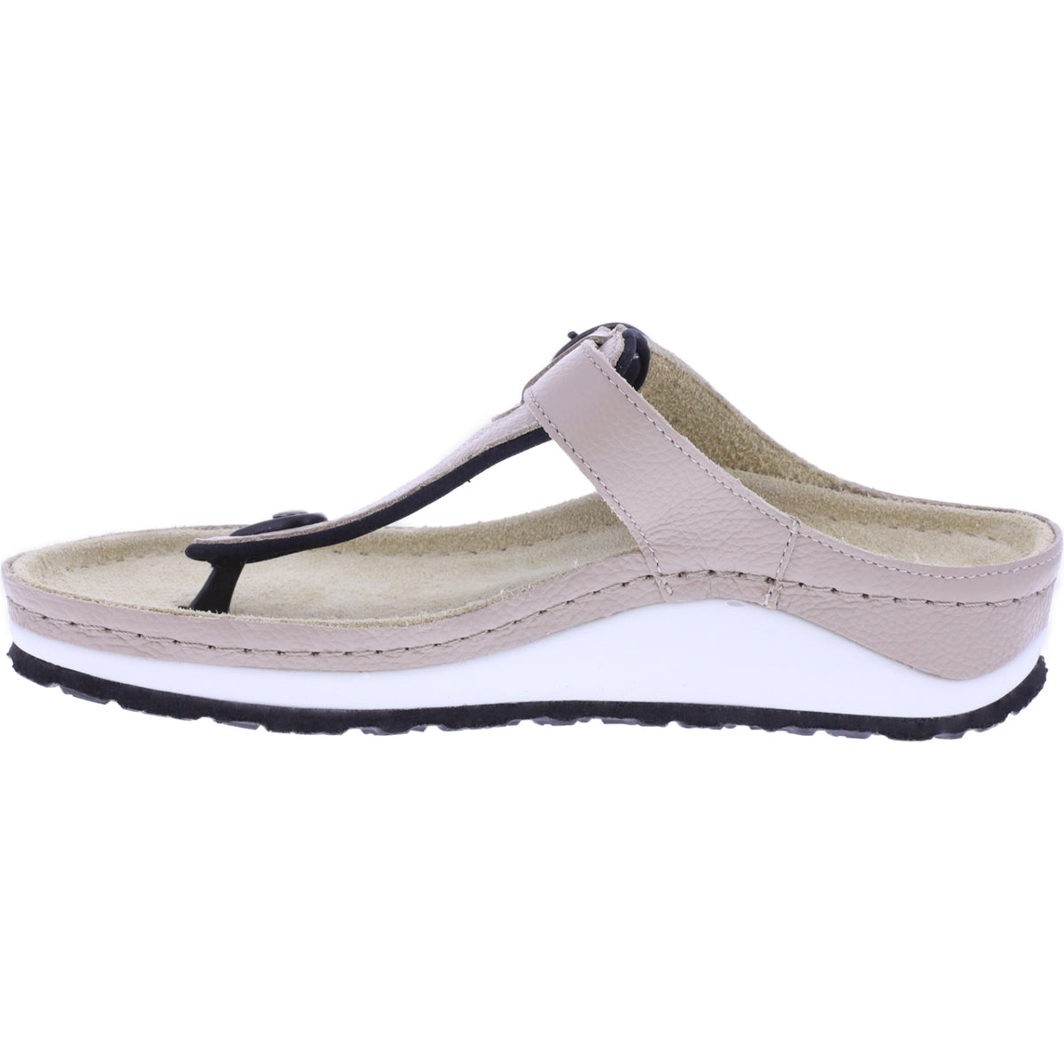 Berkemann | Mila | Taupe Leder | Leisten: Caldera | 01351-436 | Zehentrenner | Damen