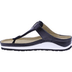 Berkemann | Modell: Mila | Schwarz Leder | Leisten: Caldera | 01351-901 | Zehentrenner | Damen