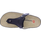 Berkemann | Modell: Mila | Schwarz Leder | Leisten: Caldera | 01351-901 | Zehentrenner | Damen