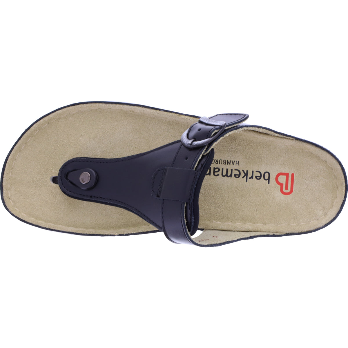 Berkemann | Modell: Mila | Schwarz Leder | Leisten: Caldera | 01351-901 | Zehentrenner | Damen