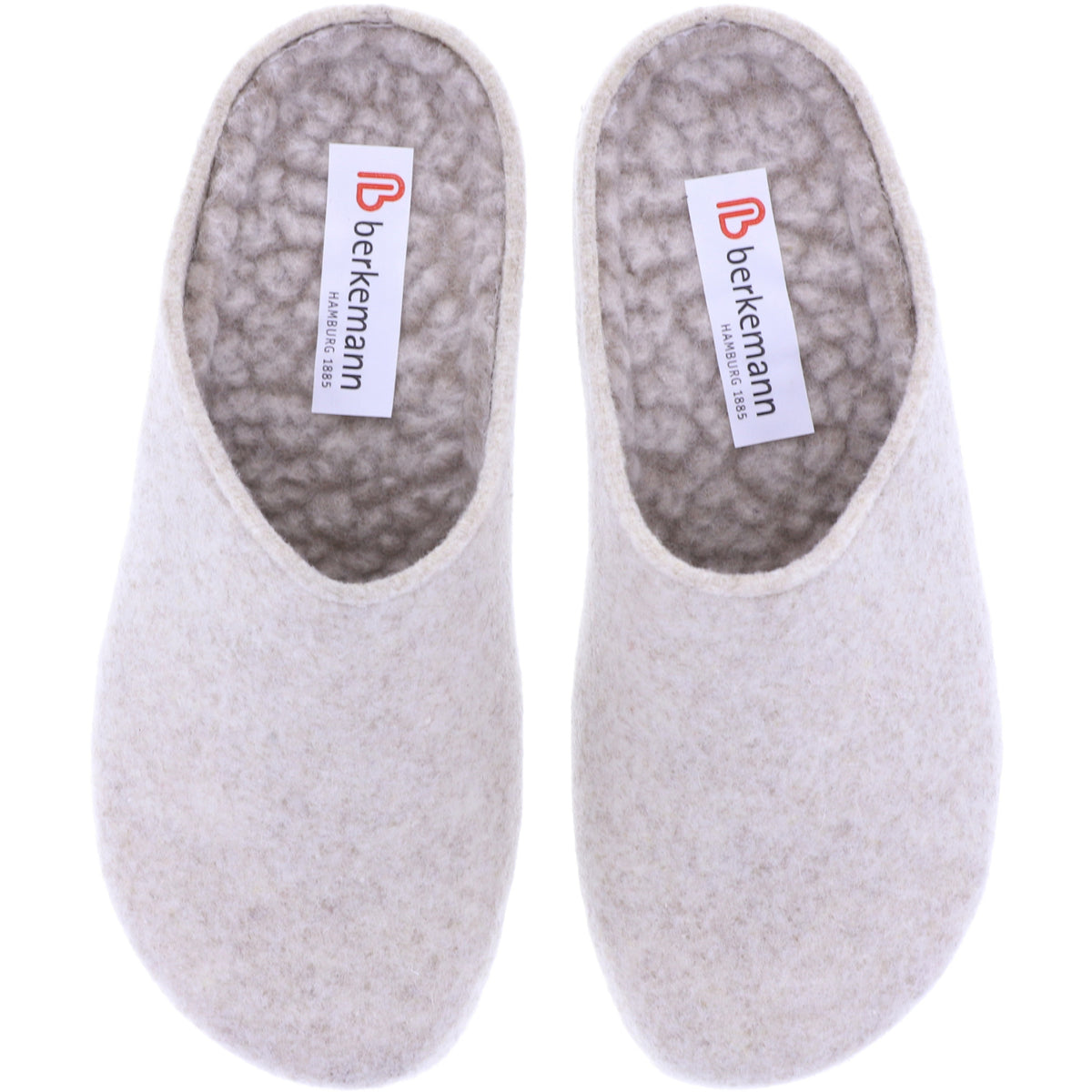 Berkemann | Blanche | Weißgrau | Leisten: Caldera | 01375-744 | Damen Hausschuhe