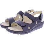 Berkemann | Leona | Zenitschwarz Kalbsleder | Form: Granada | 01468-071 / Damen Sandalen