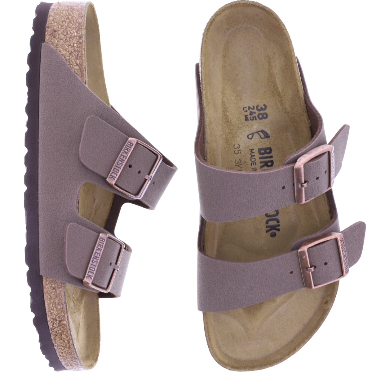 Birkenstock | Arizona | Mocca Nubuk | Birko-Flor | Weite: Normal | 151181 | Unisex Pantoletten