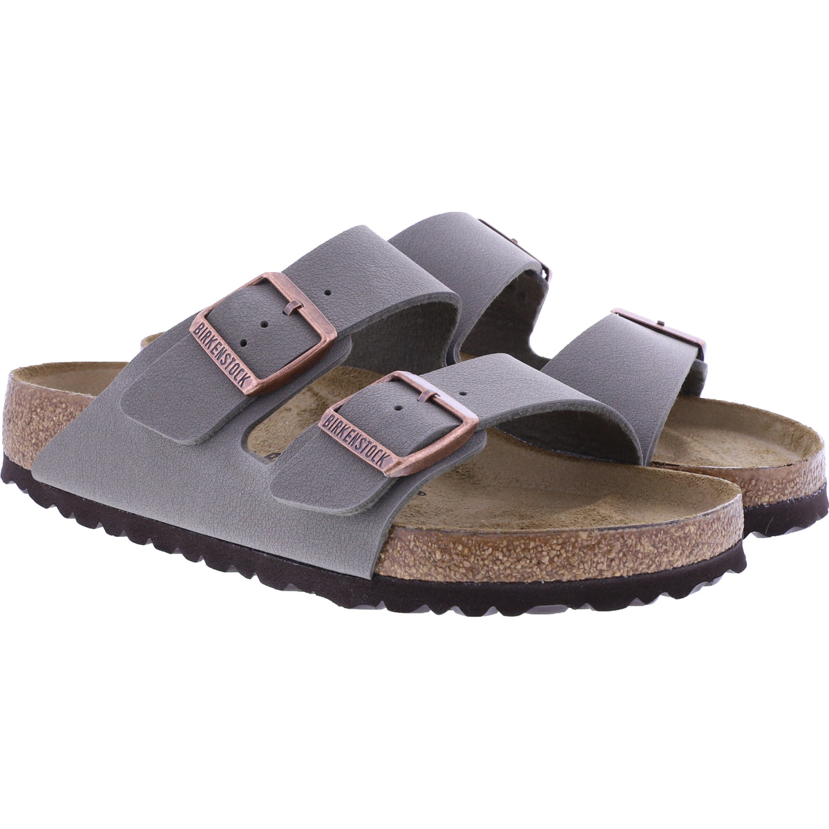 Birkenstock | Arizona | Stone Nubuk | Birko-Flor | Weite: Normal | 151211 | Unisex Pantoletten