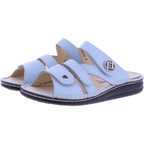 Finn Comfort | Agueda | Sky-Hellblau| Leder | Wechselfußbett | 01538-846214 | Damen Pantoletten