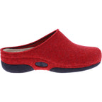 Berkemann | Lauren | Rot Filz | Leisten: Brisbane | Weite: G | 01553-235 | Damen Hausschuhe