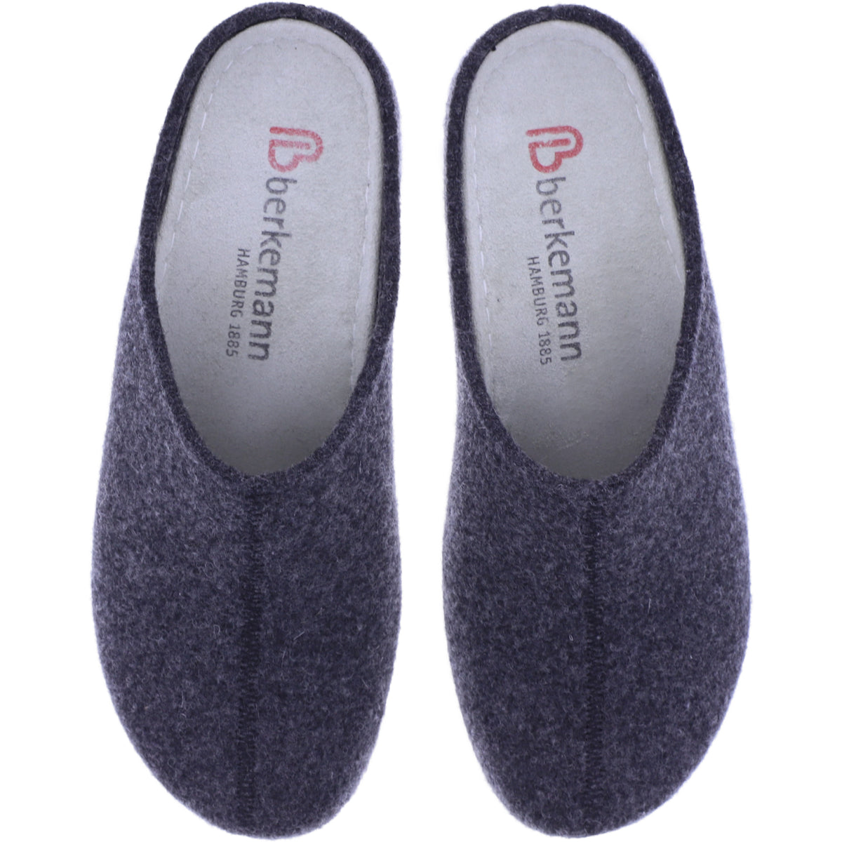 Berkemann | Lauren | Dunkelgrau Filz | Leisten: Brisbane | Weite: G | 01553-937 | Damen Clogs