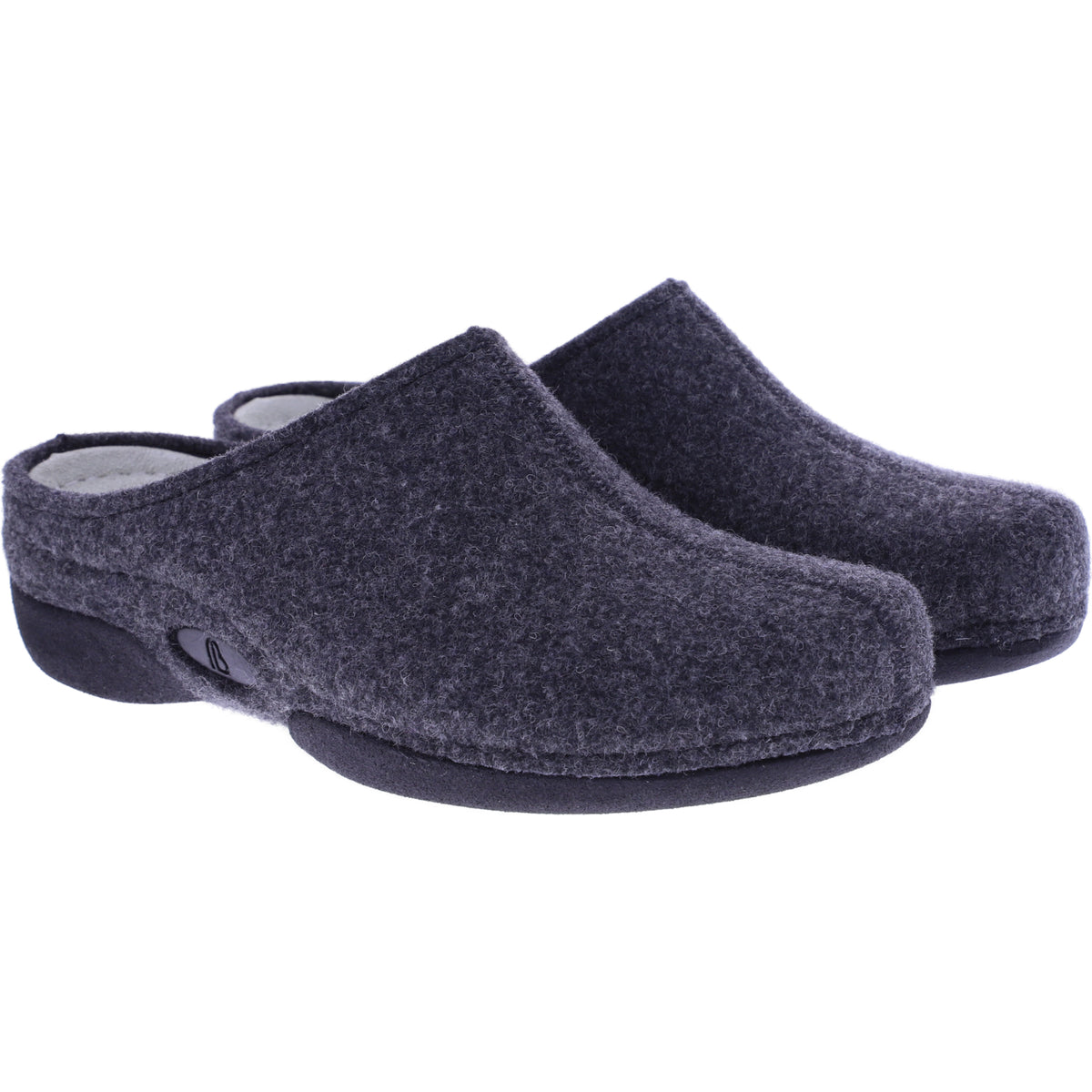 Berkemann | Lauren | Dunkelgrau Filz | Leisten: Brisbane | Weite: G | 01553-937 | Damen Clogs