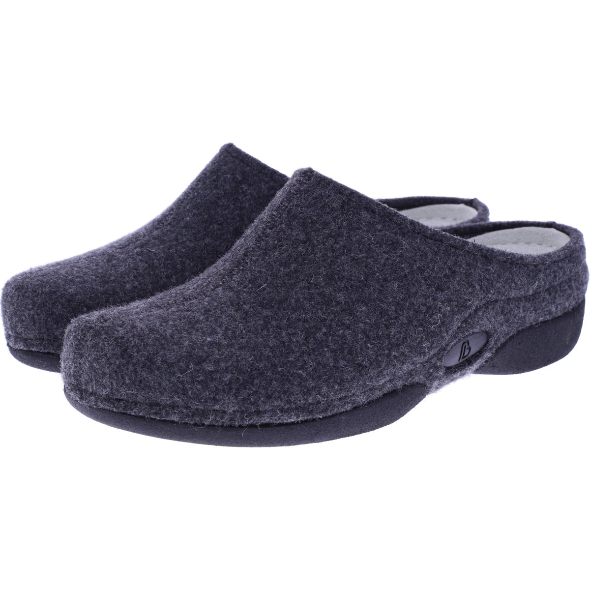 Berkemann | Lauren | Dunkelgrau Filz | Leisten: Brisbane | Weite: G | 01553-937 | Damen Clogs