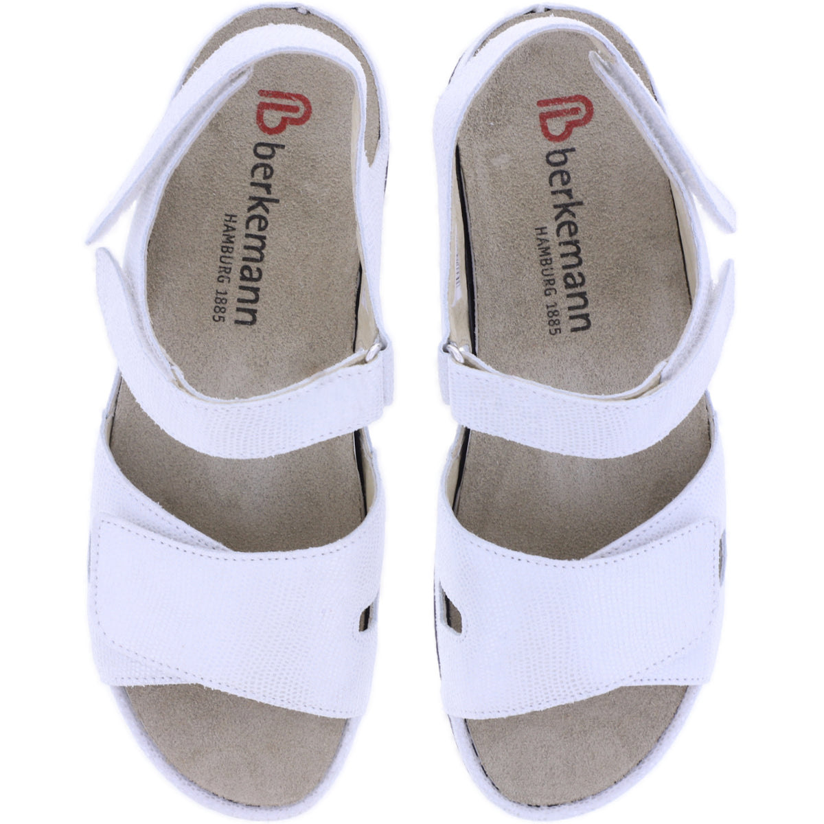 Berkemann | Jacklyn | Perlweiß Kalbsleder | Form: Sunbury | 01605-120 | Damen Sandalen