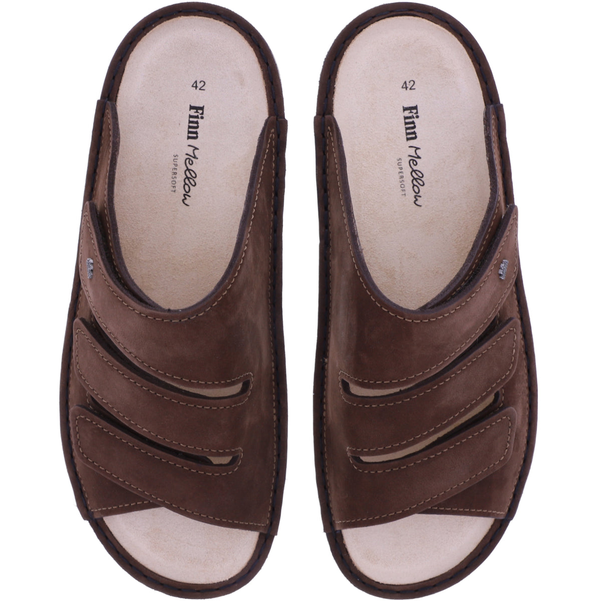 Finn Comfort | Keros | Coffee-Braun | "Mellow-Supersoft" | Wechselfußbett | 01702-751432 | Herren