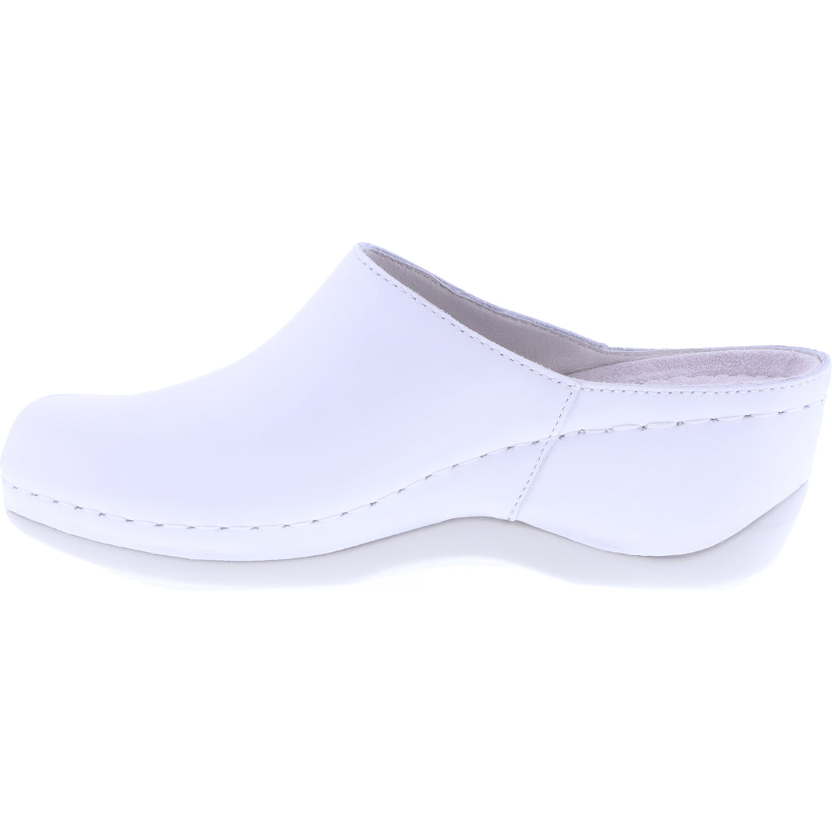 Berkemann | Modell: Jada | Weiß Kalbsleder | Leisten: Canbera | 01753-101 | Damen Clogs