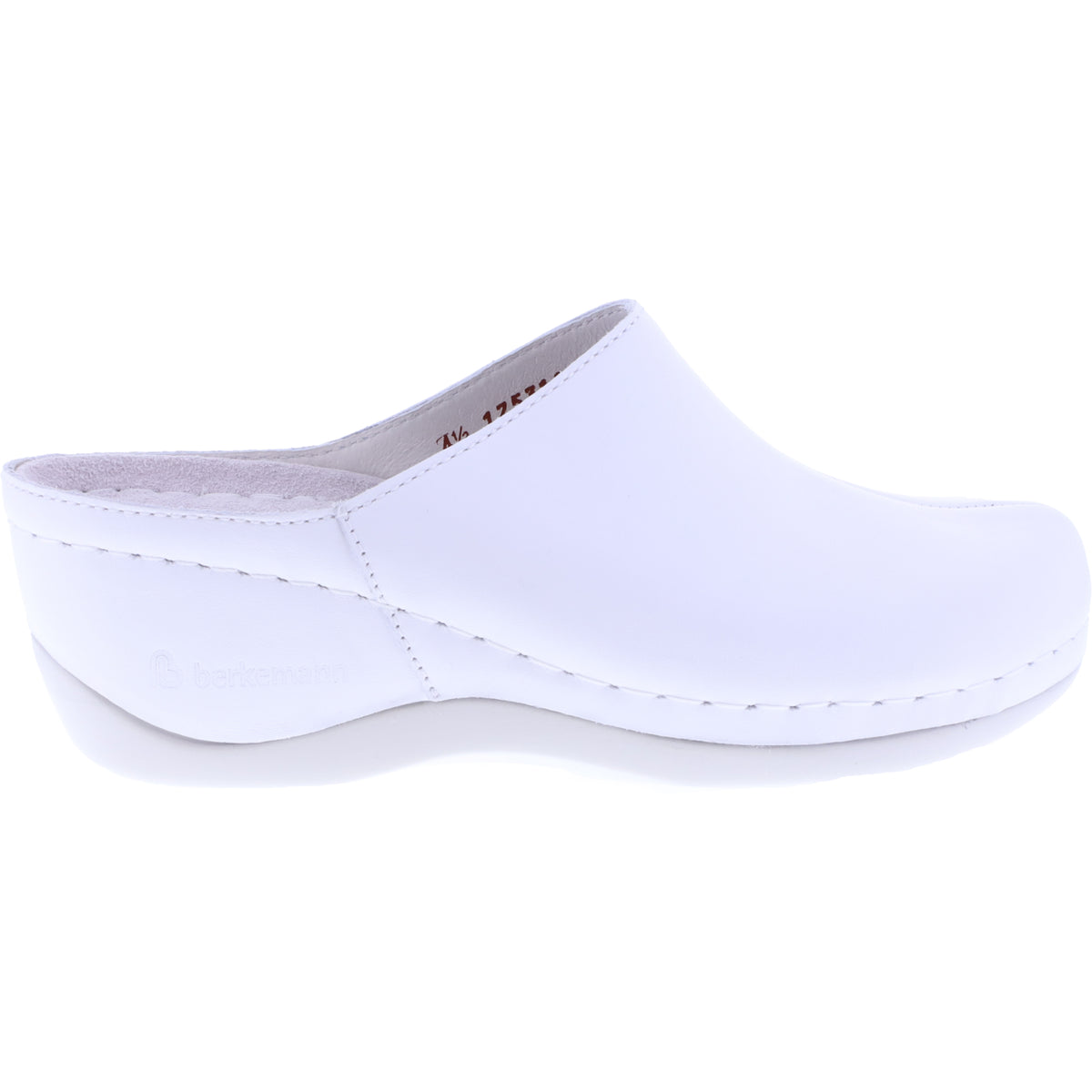 Berkemann | Modell: Jada | Weiß Kalbsleder | Leisten: Canbera | 01753-101 | Damen Clogs