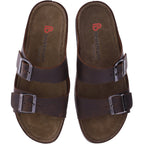 Berkemann | Modell: Adam | Dunkelbraun Leder | Leisten: Baar | 01950-493 | Herren Pantoletten