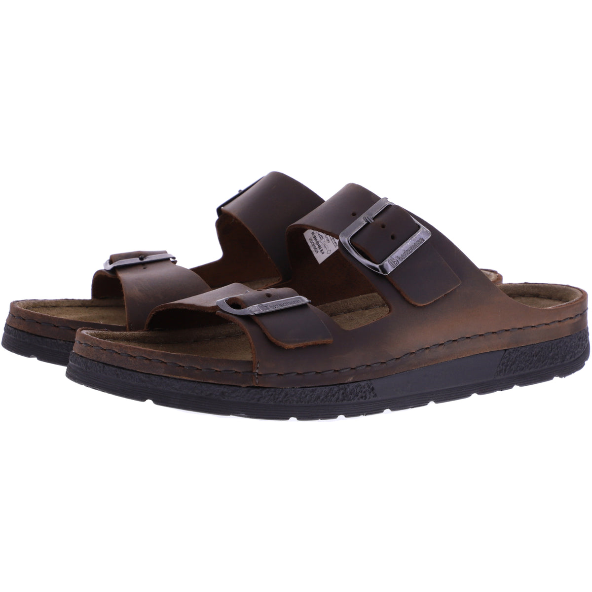 Berkemann | Modell: Adam | Dunkelbraun Leder | Leisten: Baar | 01950-493 | Herren Pantoletten