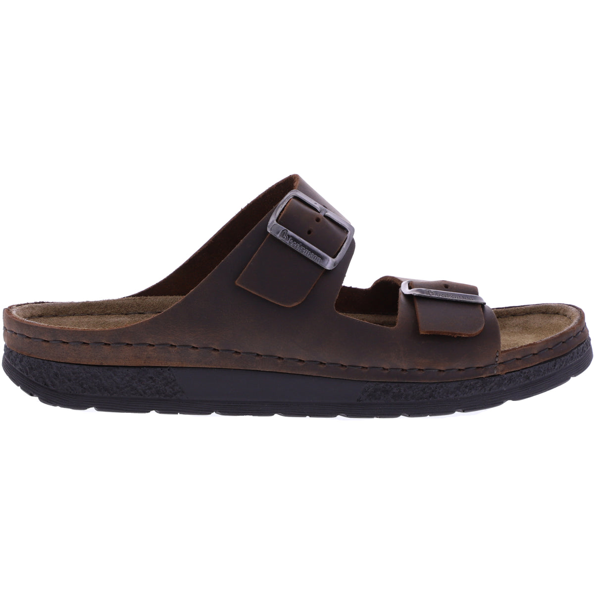 Berkemann | Modell: Adam | Dunkelbraun Leder | Leisten: Baar | 01950-493 | Herren Pantoletten