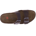 Berkemann | Modell: Adam | Dunkelbraun Leder | Leisten: Baar | 01950-493 | Herren Pantoletten