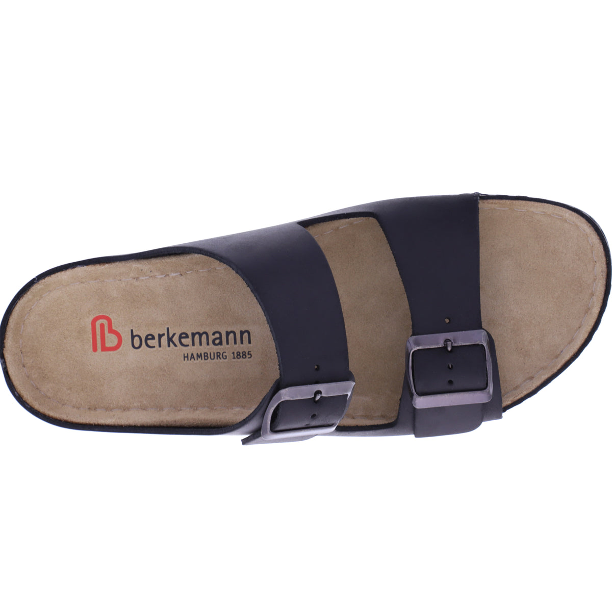 Berkemann | Modell: Adam | Schwarz Fettleder | Leisten: Baar | 01950-985 | Herren Pantoletten