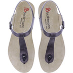 Berkemann | Modell: Kilia | Mokkabraun Leder | Leisten: Kimberly | 02116-441 | Zehensteg Sandale