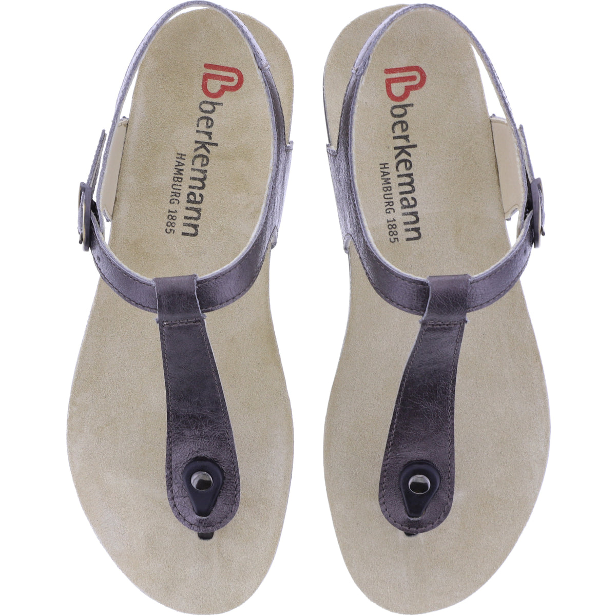 Berkemann | Modell: Kilia | Mokkabraun Leder | Leisten: Kimberly | 02116-441 | Zehensteg Sandale
