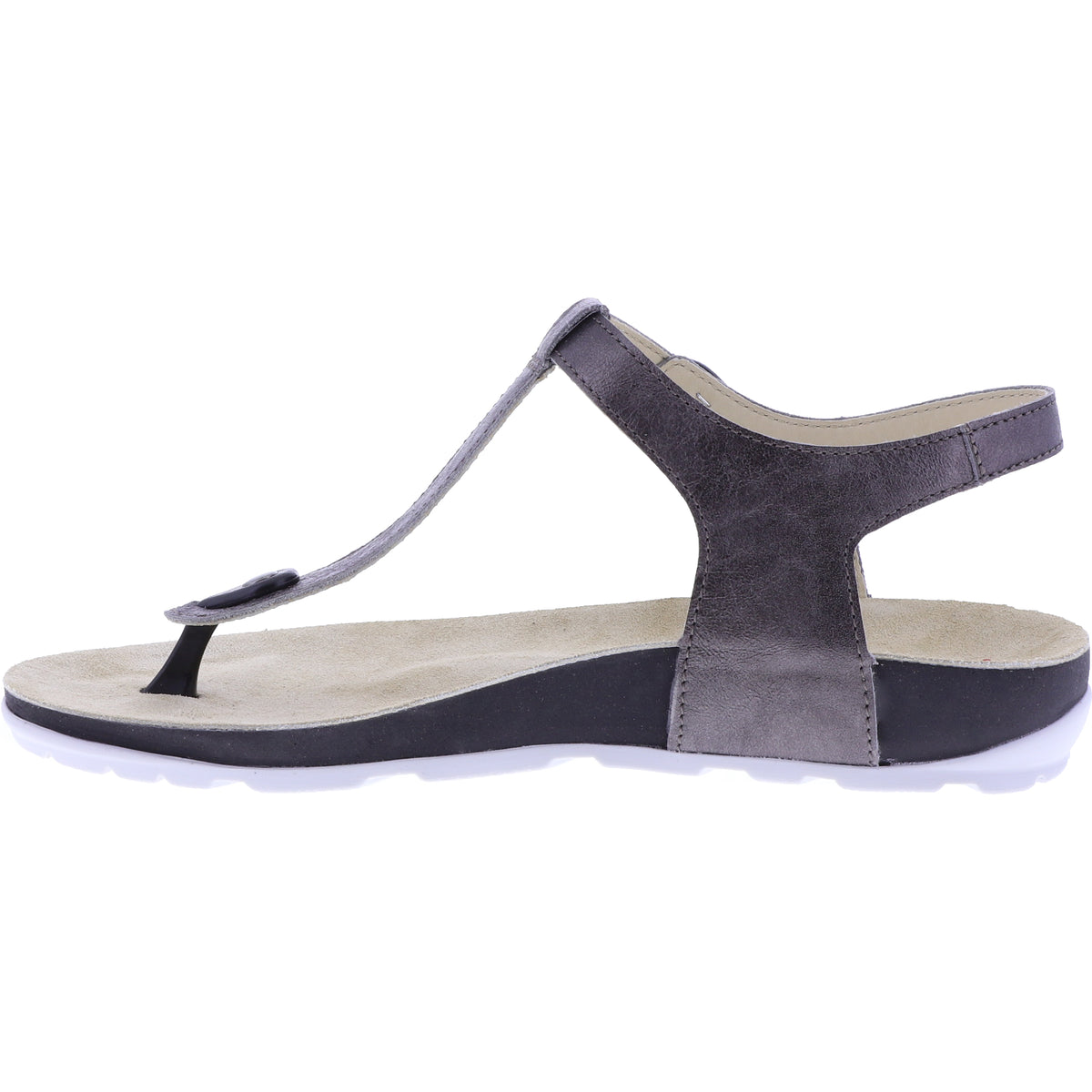 Berkemann | Modell: Kilia | Mokkabraun Leder | Leisten: Kimberly | 02116-441 | Zehensteg Sandale