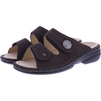 Finn Comfort | Sansibar | Espresso-Braun | Wechselfußbett | 02550-834025 | Damen Pantoletten