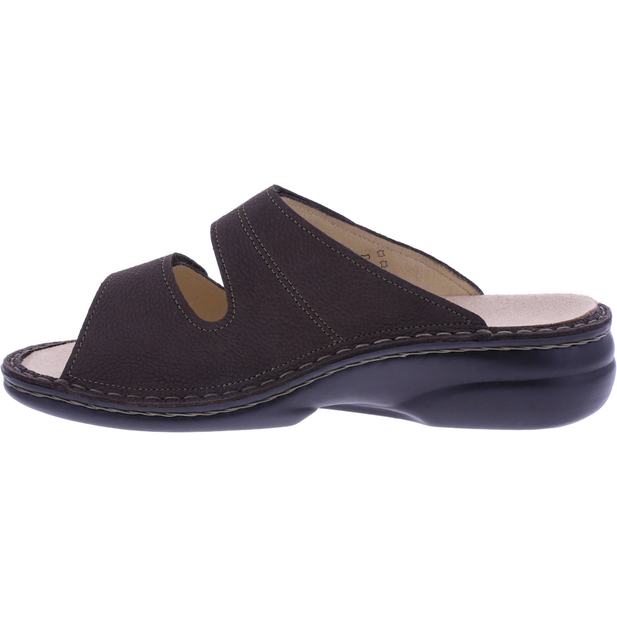 Finn Comfort | Sansibar | Espresso-Braun | Wechselfußbett | 02550-834025 | Damen Pantoletten