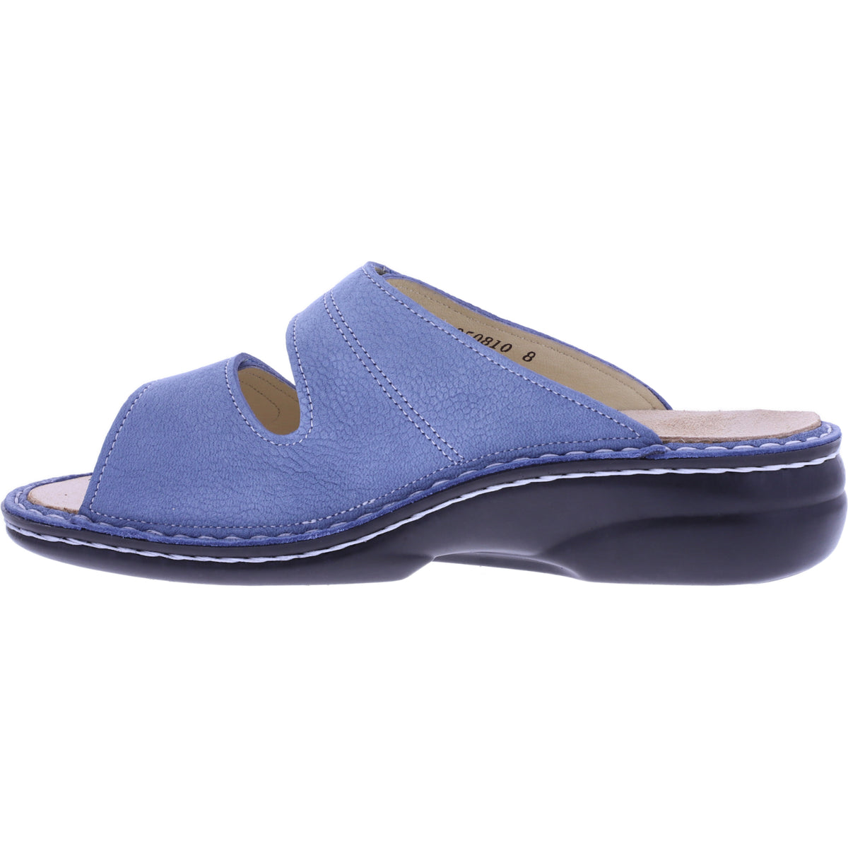 Finn Comfort | Sansibar | Sky-Hellblau | Wechselfußbett | 02550-834214 | Damen Pantoletten