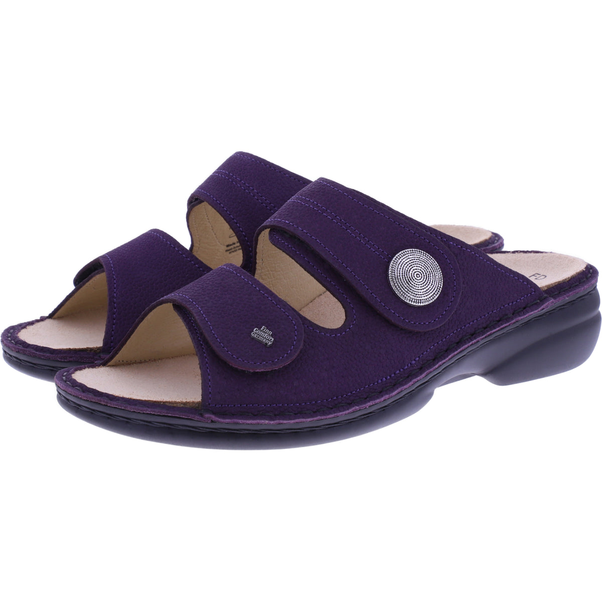 Finn Comfort | Sansibar | Violett | Wechselfußbett | 02550-834231 | Damen Pantoletten