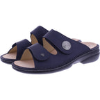 Finn Comfort | Sansibar | Ocean-Dunkelblau | Wechselfußbett | 02550-852042 | Damen Pantoletten