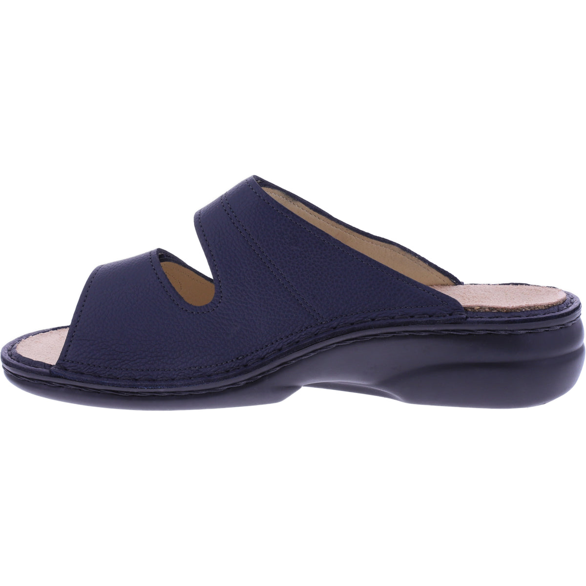 Finn Comfort | Sansibar | Ocean-Dunkelblau | Wechselfußbett | 02550-852042 | Damen Pantoletten