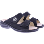 Finn Comfort | Colina | Black-Schwarz | Leder | Wechselfußbett | 02628-817393 | Damen Pantoletten