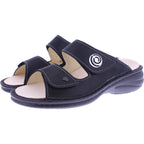 Finn Comfort | Colina | Black-Schwarz | Leder | Wechselfußbett | 02628-817393 | Damen Pantoletten