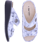 Finn Comfort | Moorea | Grey Muster | "Mellow-Supersoft" | Wechselfußbett | 02642-791218 | Damen