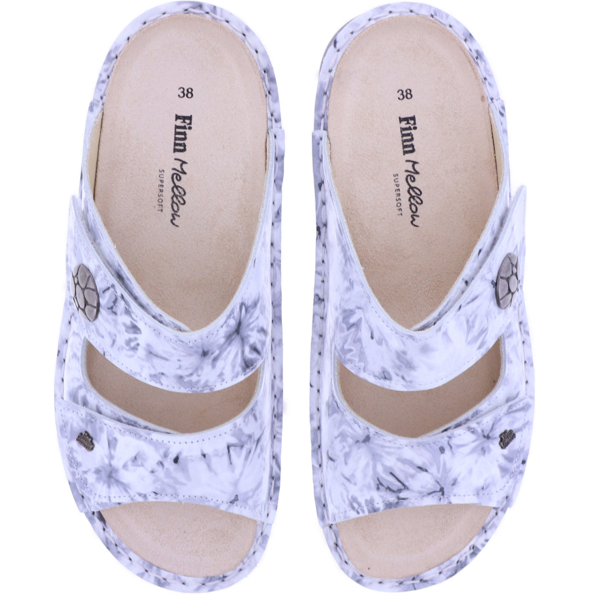 Finn Comfort | Moorea | Grey Muster | "Mellow-Supersoft" | Wechselfußbett | 02642-791218 | Damen