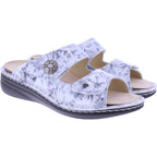 Finn Comfort | Moorea | Grey Muster | "Mellow-Supersoft" | Wechselfußbett | 02642-791218 | Damen