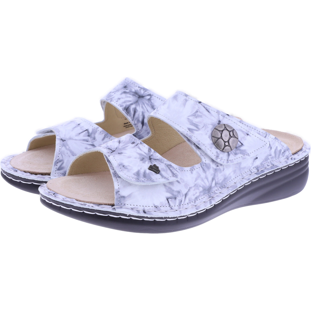 Finn Comfort | Moorea | Grey Muster | "Mellow-Supersoft" | Wechselfußbett | 02642-791218 | Damen