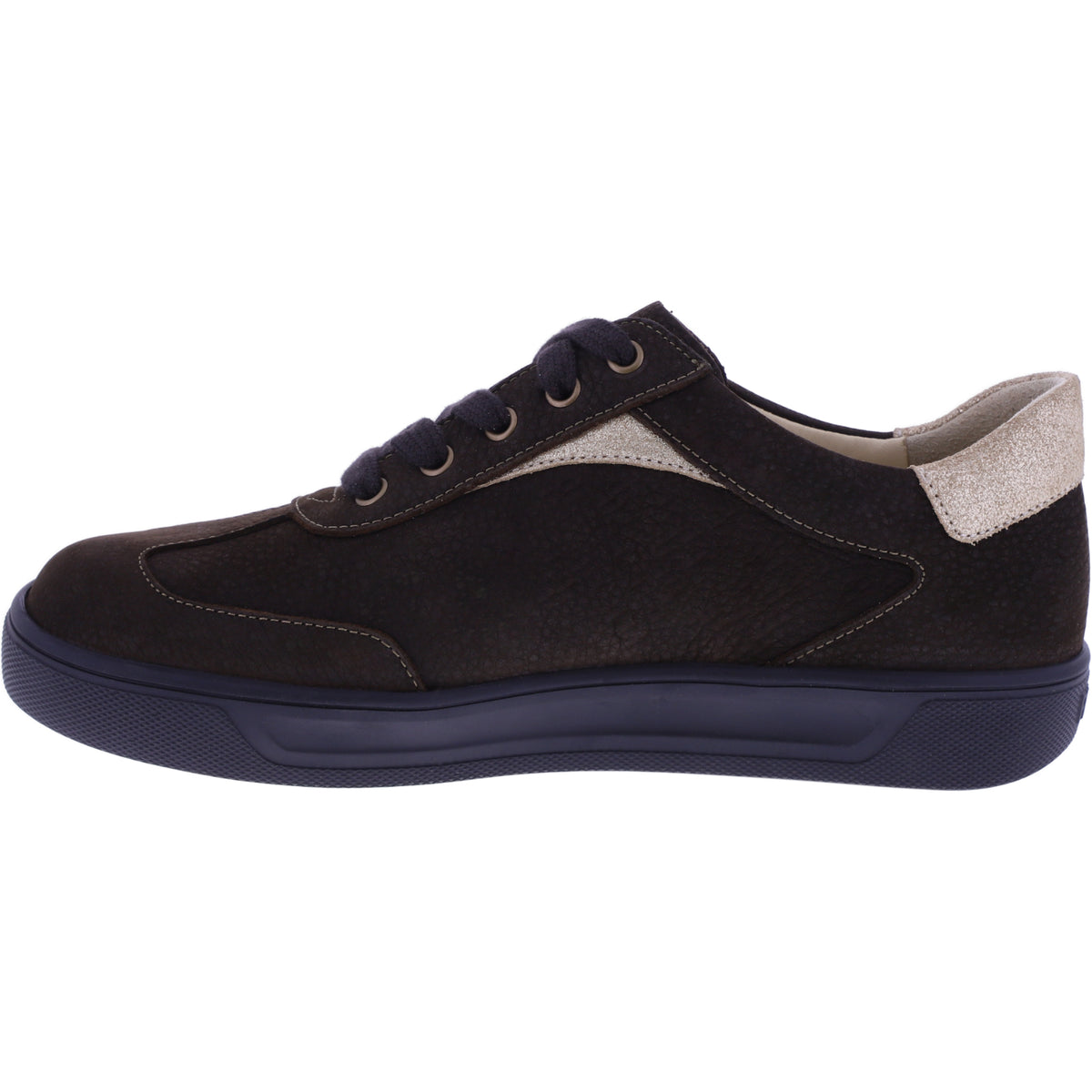 Finn Comfort | Interlagos | Espresso-Oro | Leder | Wechselfußbett | 02791-902980 | Damen Sneaker