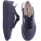 Finn Comfort | Interlagos | Schwarz-Silber | Leder | Wechselfußbett | 02791-902998 | Damen Sneaker