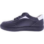 Finn Comfort | Interlagos | Schwarz-Silber | Leder | Wechselfußbett | 02791-902998 | Damen Sneaker