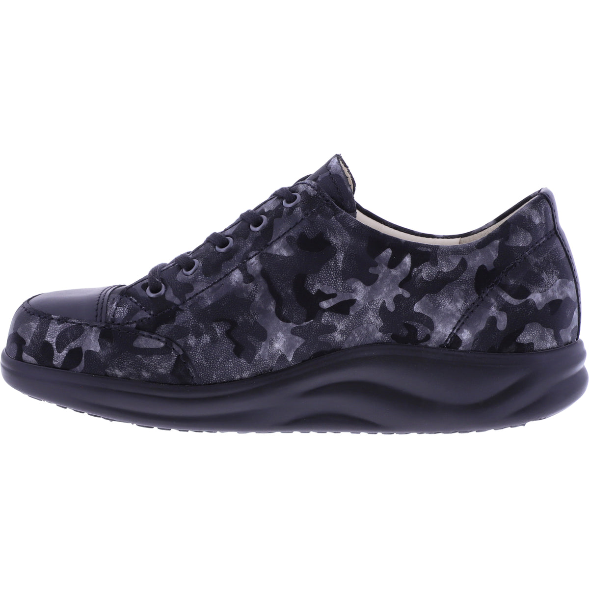 Finn Comfort / Finnamic / Ikebukuro / Schwarz-Diva Leder / 02911-902653 / Damen Aktiv-Schnürer