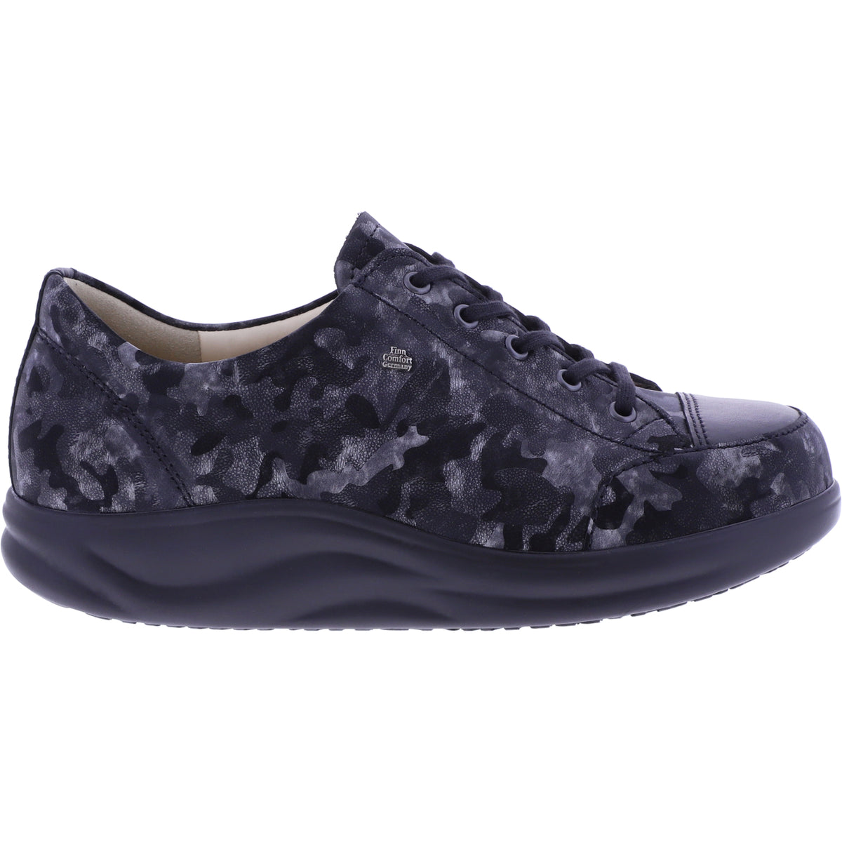 Finn Comfort / Finnamic / Ikebukuro / Schwarz-Diva Leder / 02911-902653 / Damen Aktiv-Schnürer