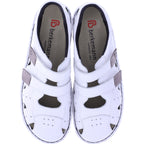 Berkemann | Modell: Larena | Weiß mit schwarzer Sohle | Form: Lugano | 03100-101 | Damen