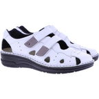 Berkemann | Modell: Larena | Weiß mit schwarzer Sohle | Form: Lugano | 03100-101 | Damen