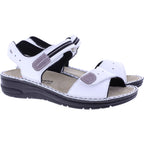 Berkemann | Modell: Leni | Weiß Glattleder | Leisten: Lugano | 03102-101 | Damen Sandalen
