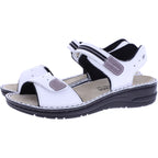 Berkemann | Modell: Leni | Weiß Glattleder | Leisten: Lugano | 03102-101 | Damen Sandalen