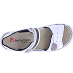 Berkemann | Modell: Leni | Weiß Glattleder | Leisten: Lugano | 03102-101 | Damen Sandalen